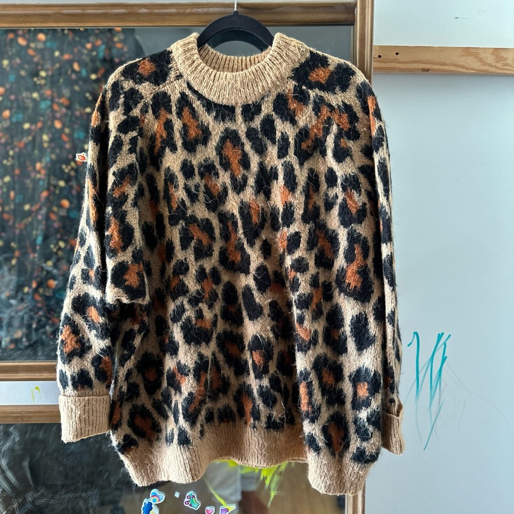 Oversized chunky sweater